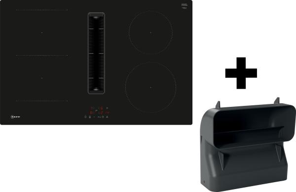 Neff V58NBSGA6 - V58NBS1L0 + Z861SB4, Induktionskochfeld mit Dunstabzug, Flachkanal